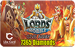Lords mobile 7365 diamonds - Buy Online
