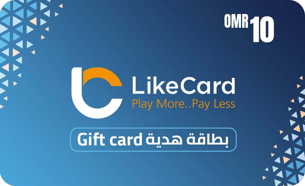 LikeCard Gift Card 10 OMR (Oman Account) - Buy Online