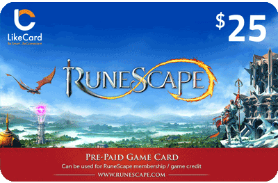 Runescape cards $25 Store USA - Buy Online