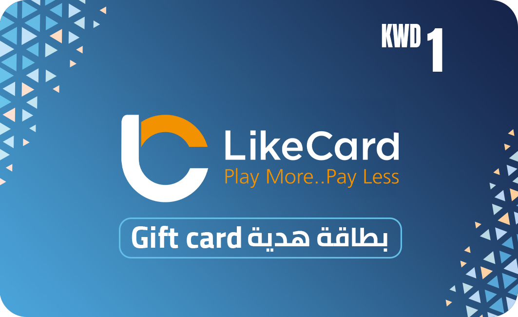 LikeCard Gift Card 1 KWD (Kuwait Account) - Instant Delivery in Oman
