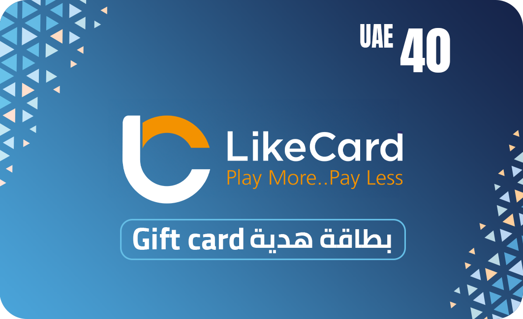 LikeCard Gift Card 40 AED (UAE Account) - Buy Online