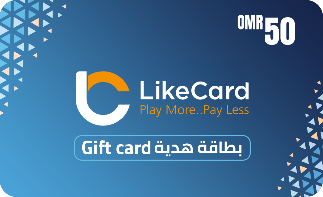 LikeCard Gift Card 50 OMR (Oman Account) - Buy Online