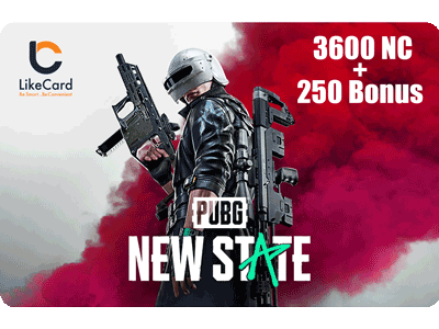 PUBG New State 3600NC + 250 Bonus - Instant Delivery in Oman