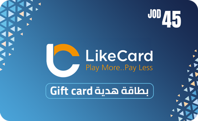 LikeCard Gift Card 45 JOD (Jordan Account) - Buy Online