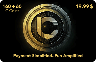 LC Coins 160 (+60 LC Free) - Instant Delivery in Oman