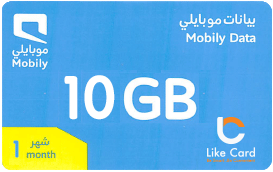 Mobily Data 10 GB 1M - Instant Delivery in Oman