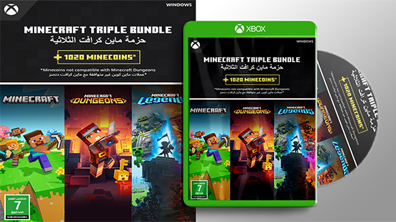  Minecraft Triple Bundle (Xbox) SA - Instant Delivery in Oman