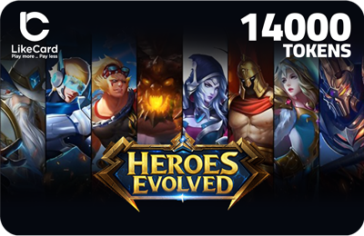 Heroes Evolved - 14000 Tokens - Buy Online