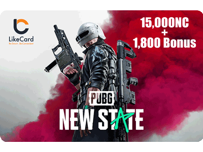 PUBG New State 15000NC + 1800 Bonus - Instant Delivery in Oman