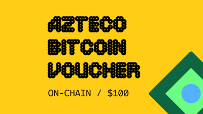 Azteco Bitcoin Crypto Voucher - On-Chain - 100 USD - Instant Delivery in Oman