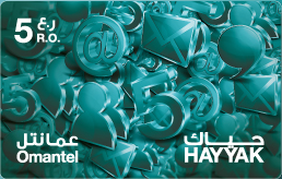 Oman Tel 5 RO Digital Card