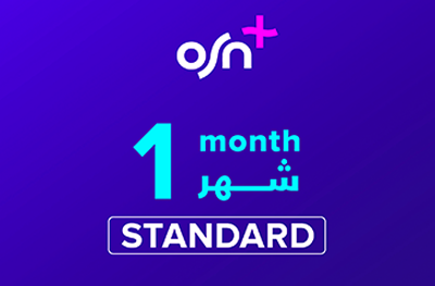 OSN+ Standard Plan 1 M - OM - Instant Delivery in Oman