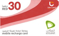 Etisalat Prepaid Card 30 AED - Instant Delivery in Oman